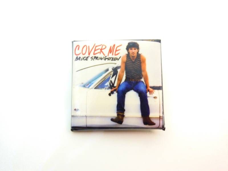 Vintage 80Er Jahre Bruce Springsteen - Cover Me Single | 1984 Pin/Button Abzeichen von beatbopboom