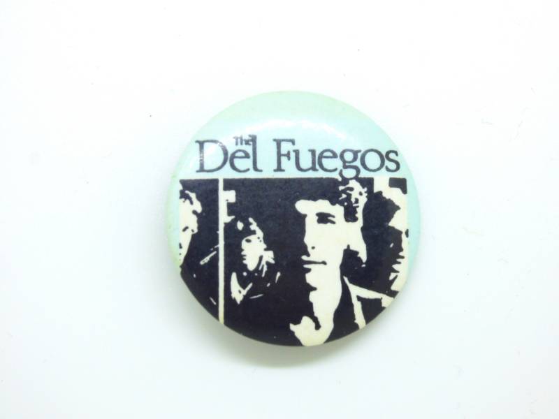 Vintage 80Er Jahre Die Del Fuegos - Boston Garage Rock Pin/Button Abzeichen von beatbopboom