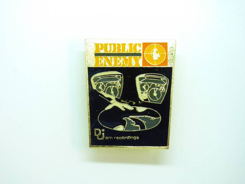 Vintage 80Er Jahre - Public Enemy Yo Bum Rush The Show Debütalbum | 1987 Emaille Pin/Button Abzeichen von beatbopboom