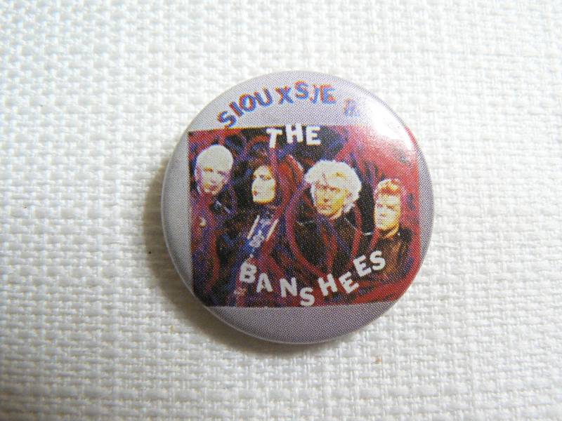 Vintage 80Er Jahre Siouxsie Sioux - Und Die Banshees Band Foto Pin/Button Abzeichen von beatbopboom