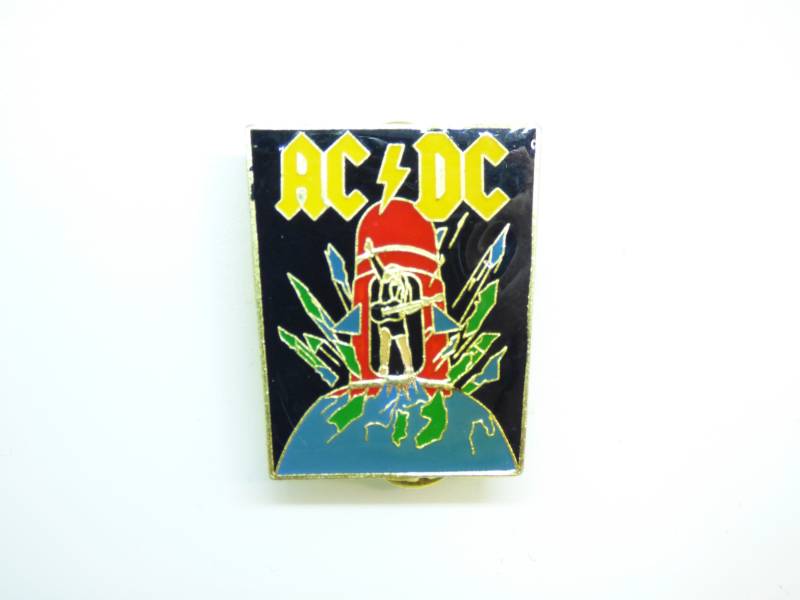 Vintage Deadstock - Nie Getragen 80Er Jahre Ac/Dc | 1988 Emaille Pin/Button Abzeichen von beatbopboom