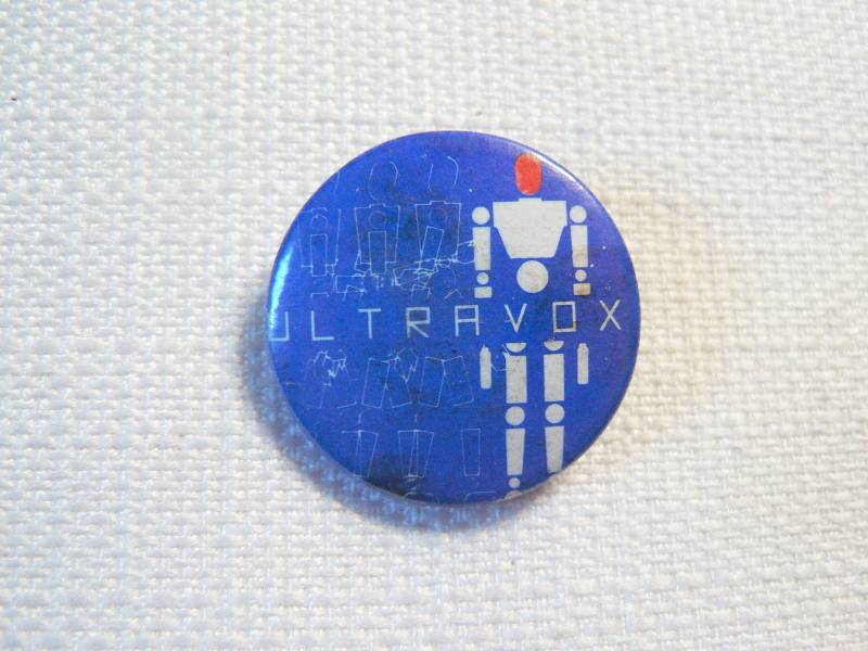 Vintage Ende Der 70Er Jahre Ultravox - Pin/Button Abzeichen von beatbopboom