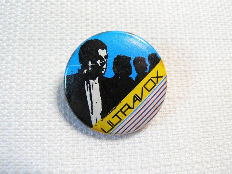Vintage Ende Der 70Er Jahre Ultravox - Pin/Button Abzeichen von beatbopboom