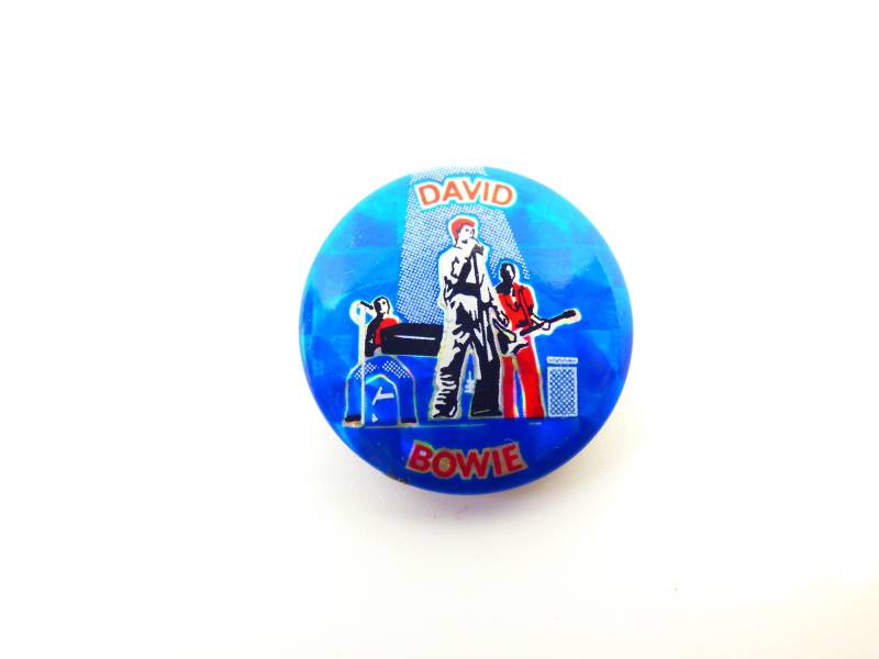 Vintage Frühe 80Er Jahre David Bowie - Prism Style Anstecker/Button von beatbopboom