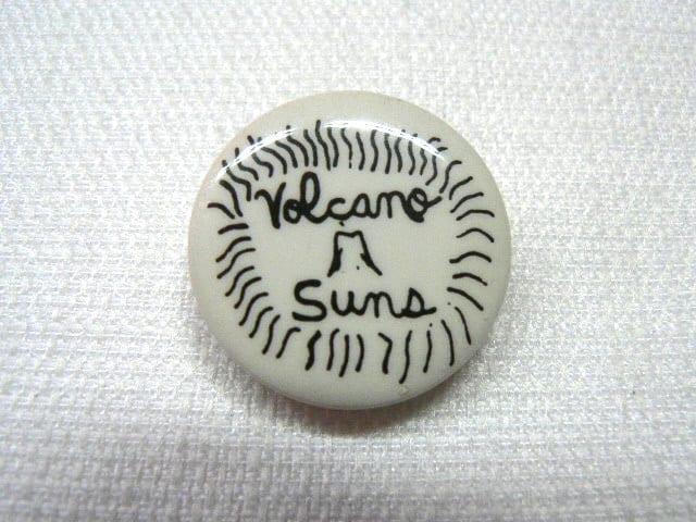 Vintage Frühe 80Er Jahre Volcano Suns Pin/Button Anstecker - Boston Alternative Band Mission Of Burma Sst Records Related von beatbopboom