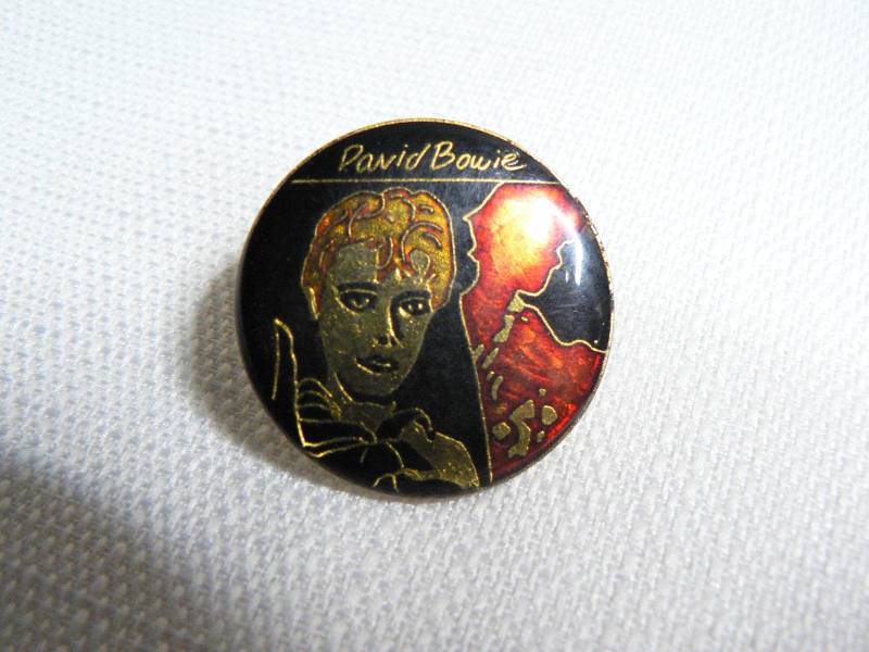 Vintage Frühen 80Er Jahre David Bowie - Beängstigend Monster Album | 1980 Emaille Pin/Button Abzeichen von beatbopboom