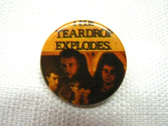 Vintage Sehr Frühe 80Er Jahre Die Teardrop-Explodes Pin/Button/Badge von beatbopboom