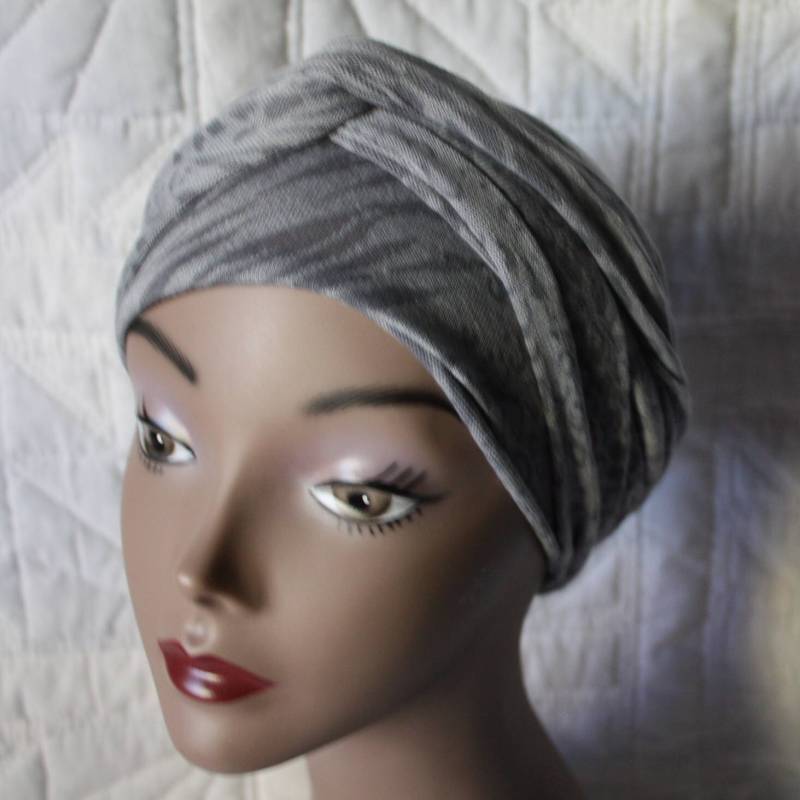 Grau - Infinity Schal Chemo Hut Kopfbedeckungen Krebs Alopezie Beinhaltet Gespendet von beautifuldayscarves