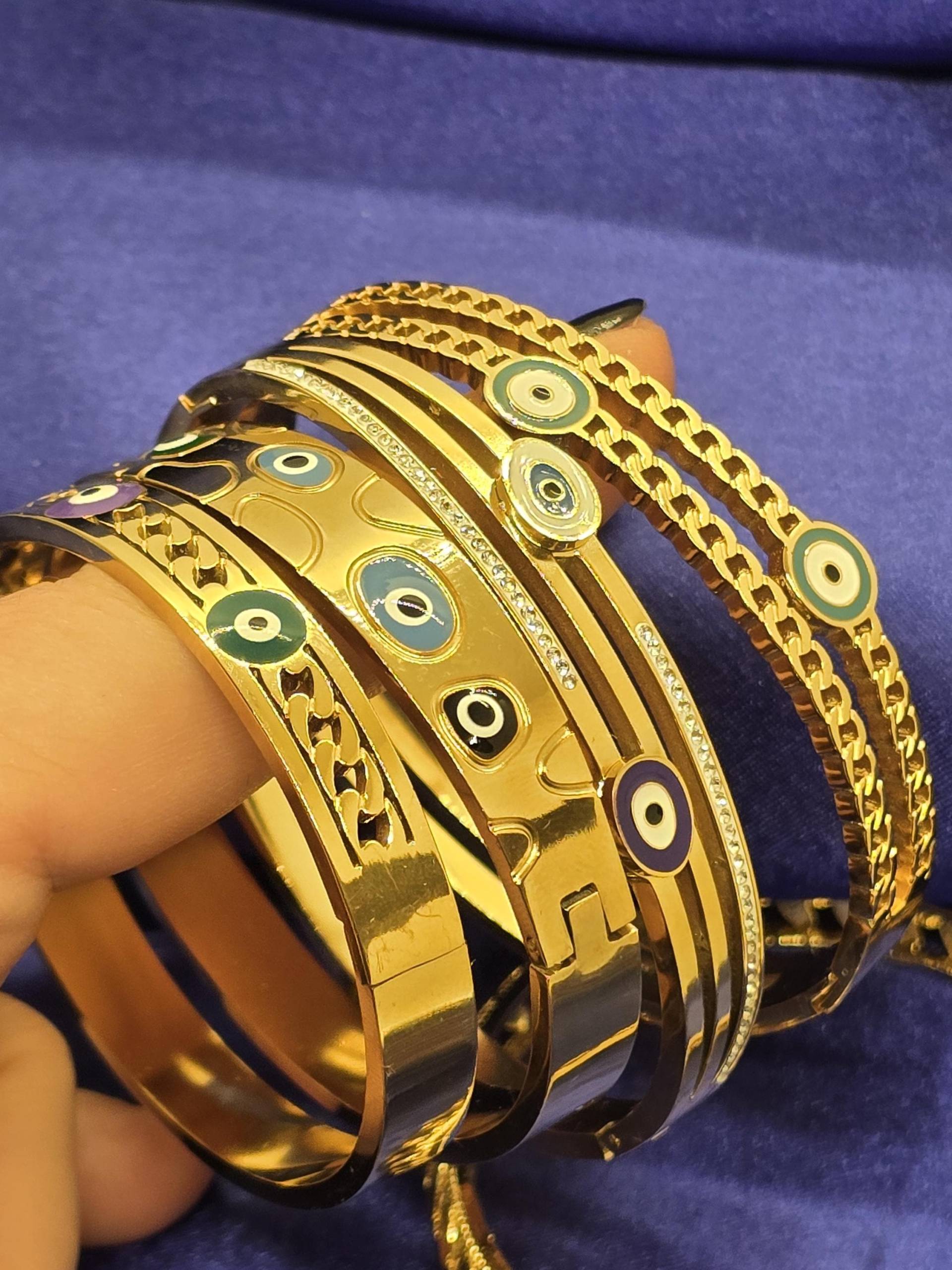 14K Gold Evil Eye Bracelet, Enamel Turkish Protection Bracelet, Tiny Greek Stylish Bracelet, Gift For Mom, Birthday Gift 14K Gold Evil Eye Bracelet, Enamel Turkish Protection Bracelet, Tiny Greek Stylish Bracelet, Gift For Mom, Birthday Gift von beautyway073