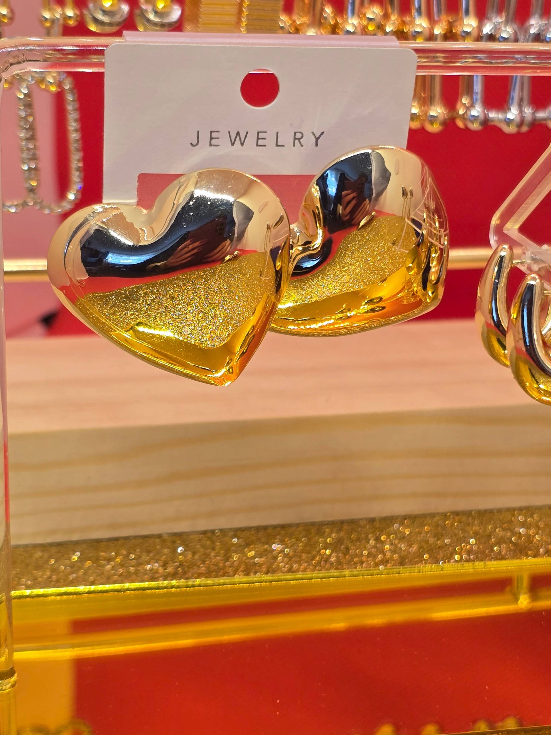 Huggie Hoop Earrings, Gold Earrings, Heart Earrings, Minimalist 90Er Ohrringe, Hypoallergenic Hoops, Chunky Puffy Goldherz Ohrringe Huggie Hoop Earrings, Gold Earrings, Heart Earrings, Minimalist 90Er Ohrringe, Hypoallergenic Hoops, Chunky Puffy Goldherz Ohrringe von beautyway073