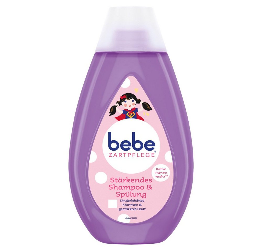 bebe Haarshampoo Zartpflege stärkendes Shampoo & Spülung - 300ml von bebe
