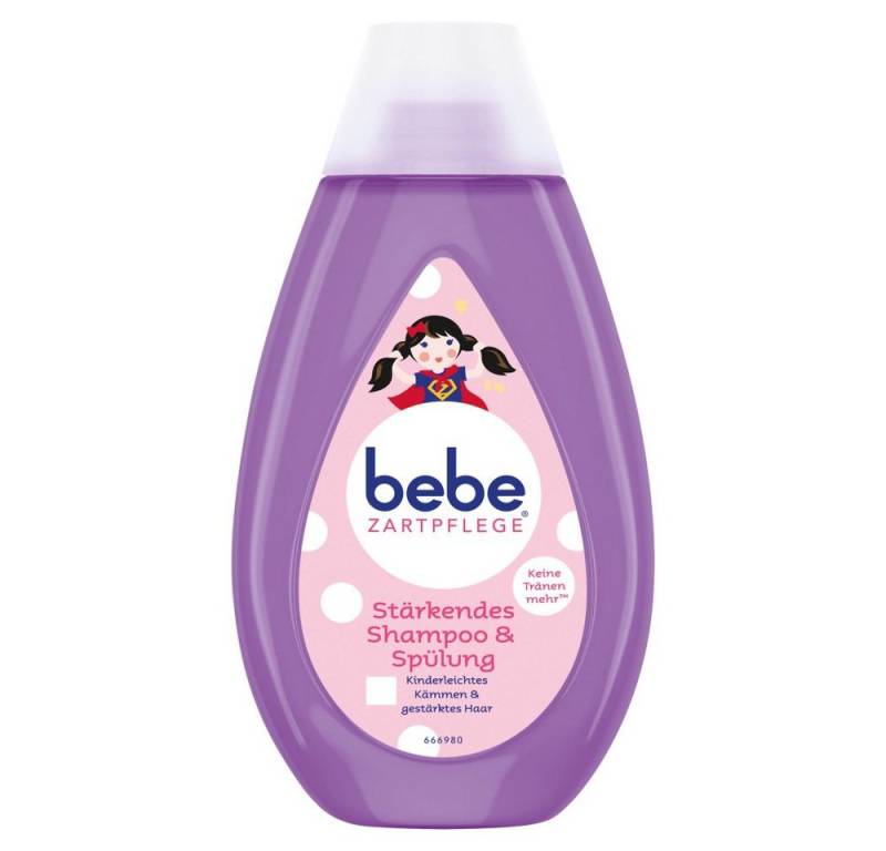 bebe Haarshampoo Zartpflege stärkendes Shampoo & Spülung - 300ml von bebe