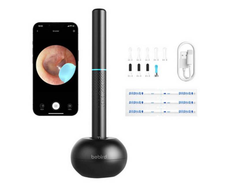 bebird Elektrischer Ohrenreiniger Bebird M9 S Smart Visual Ohrreiniger mit Kamera Schwarz von bebird