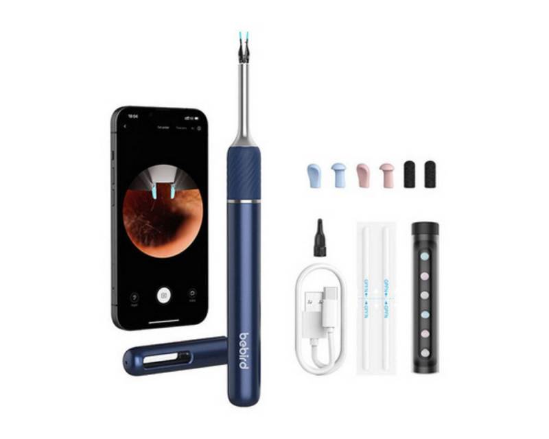 bebird Elektrischer Ohrenreiniger Bebird Note 5 Intelligenter Ohrreiniger mit Kamera Blau von bebird