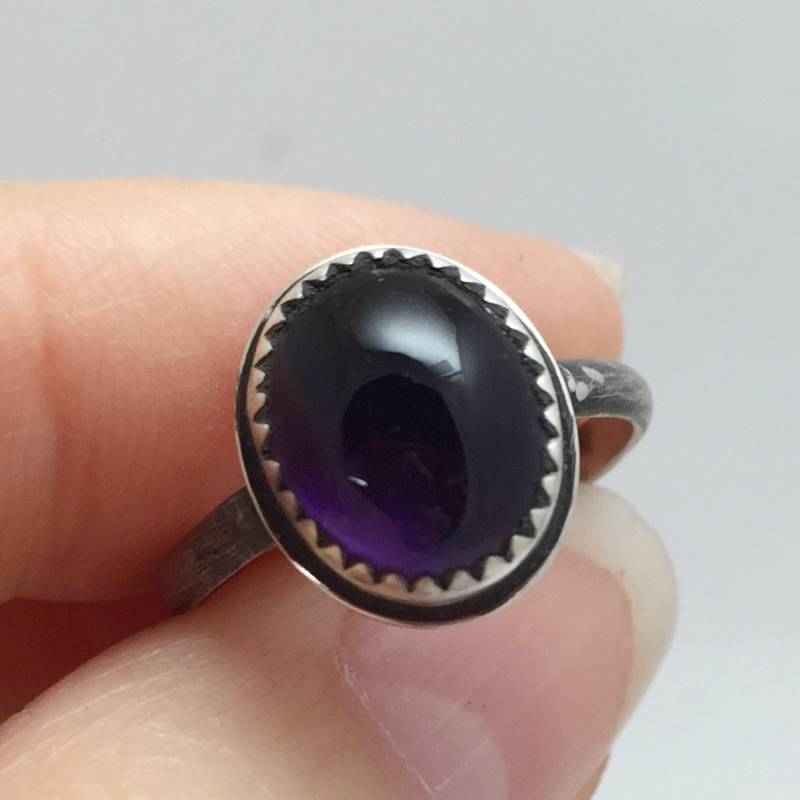 Amethyst Und Sterling Silber Ring Amethyst Und Sterling Silber Ring von bebrio