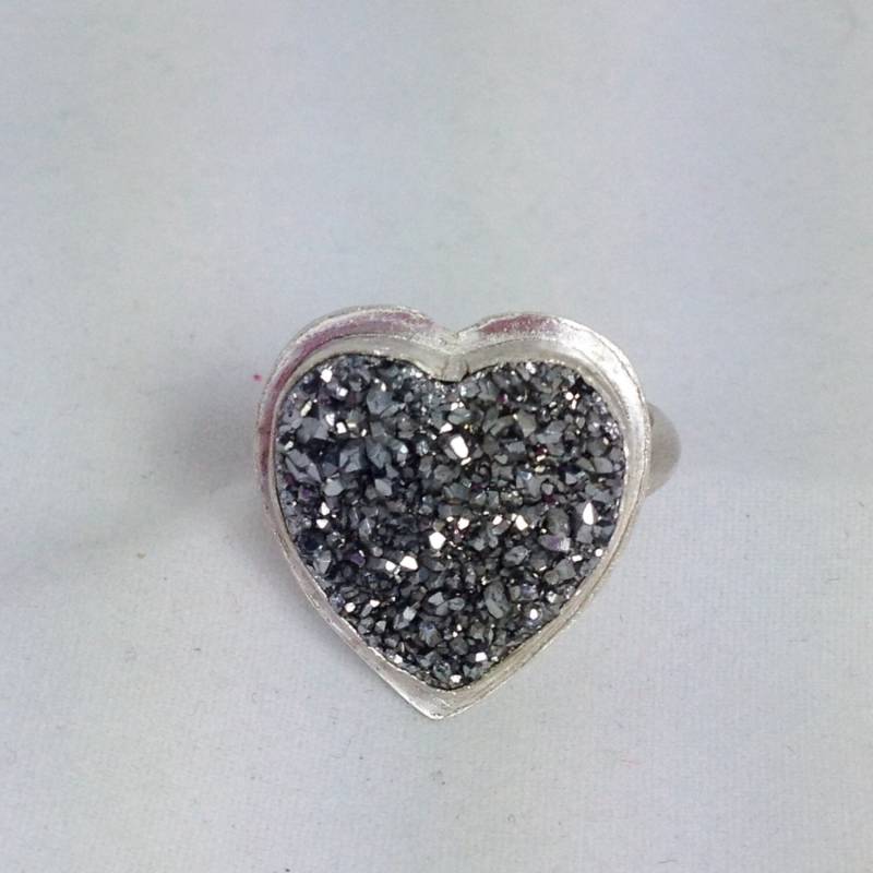 Silber Druse Ring in Sterling Silber Druse Ring in Sterling von bebrio