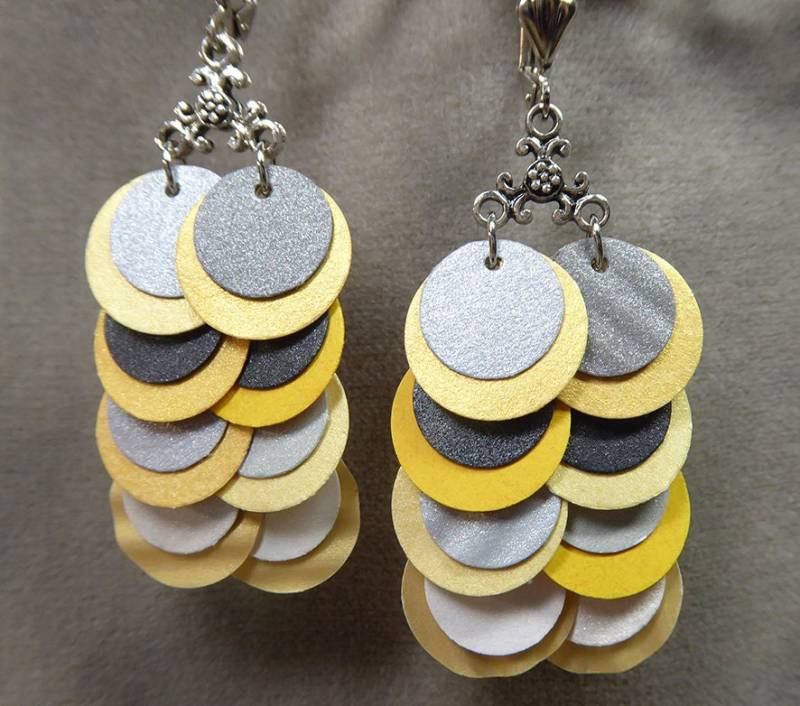 Papier-Ohrringe Aus Beccasblend von beccasblend