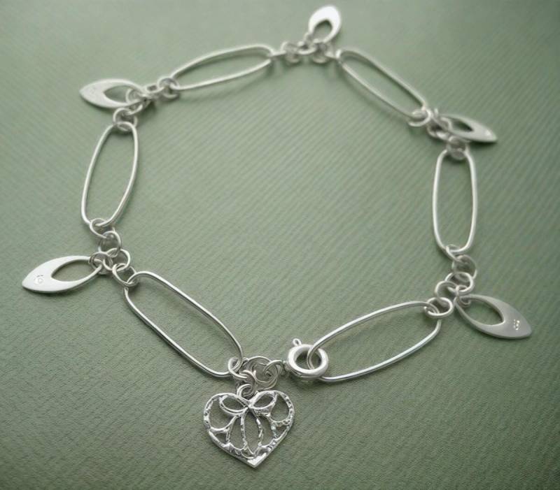 Herz Mich - Sterling Silber Bettelarmband von becial
