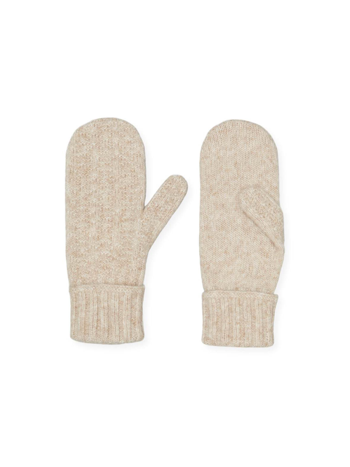 beck söndergaard - Fäustlinge mit Zopfmuster beige - Gr. - OS von beck söndergaard