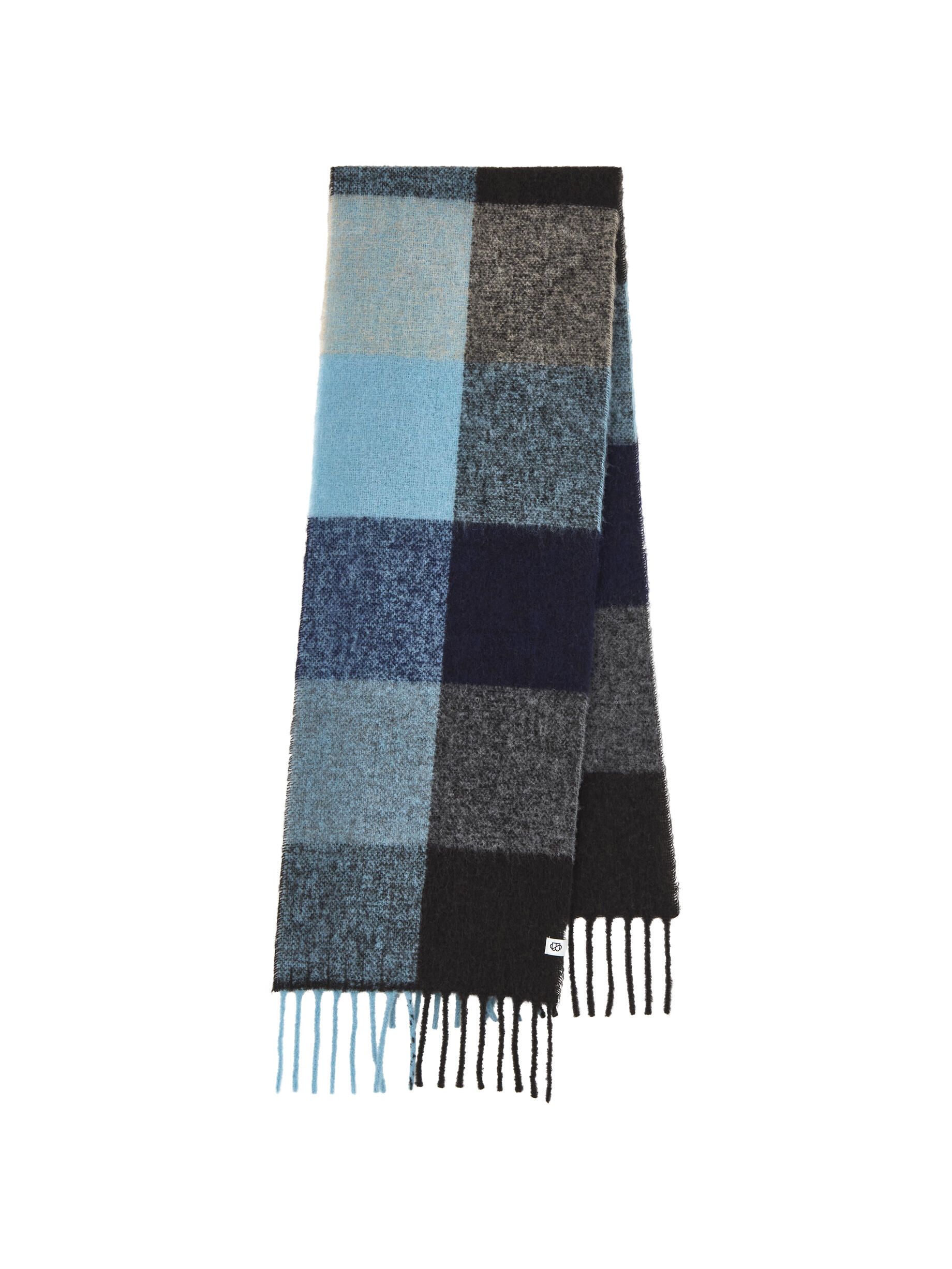 beck söndergaard - Schal - Checkavanna blau/schwarz - Gr. - OS von beck söndergaard