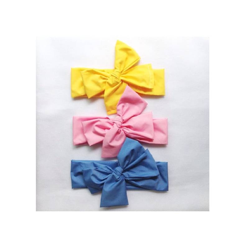 Blauer Kopf Wickeln/Vintage Retro Soft Stirnbänder Head Wrap Headwrap Top Knot von becrushbows