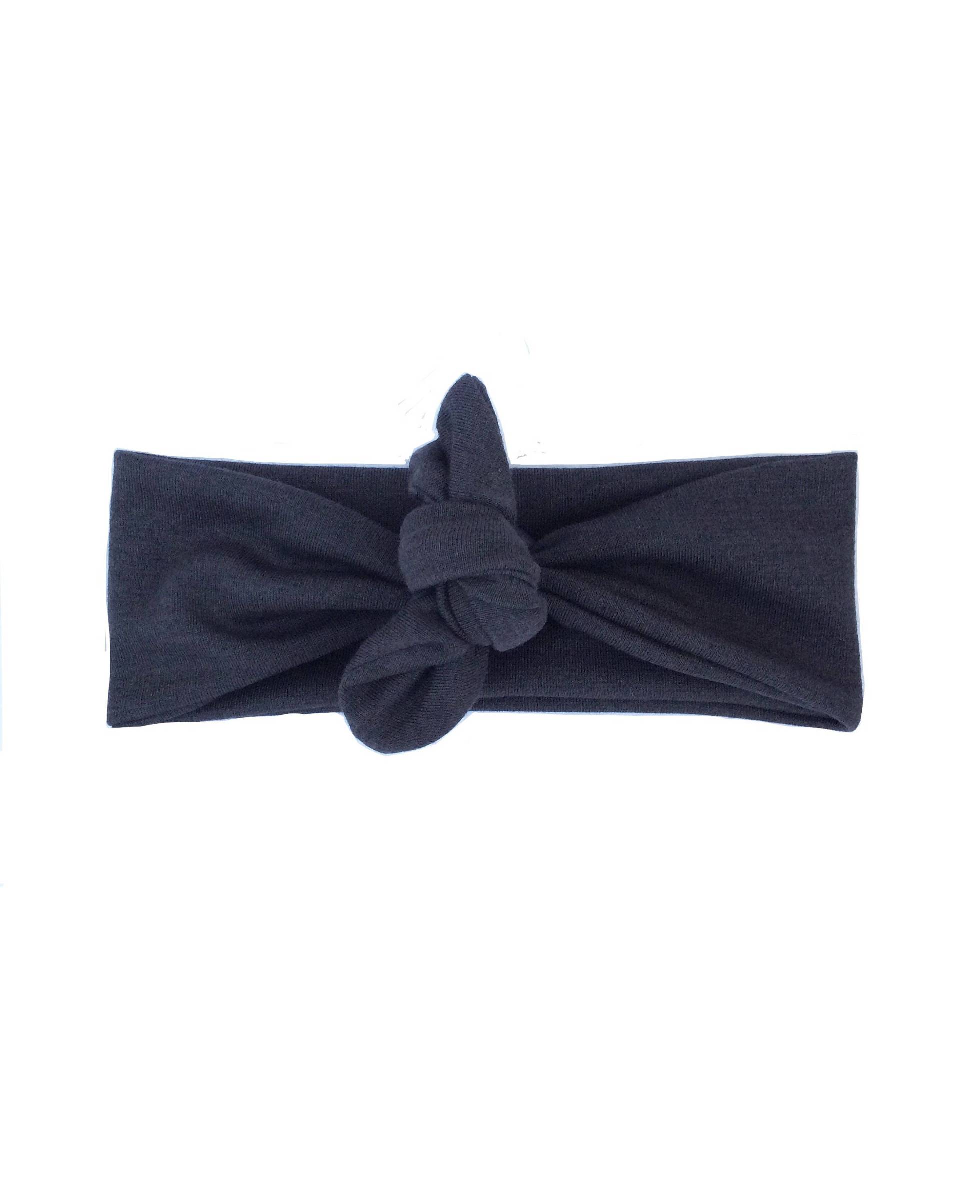 Dunkel Grau Retro Vintage Strick Krawatte Wrap Stirnband - One Size Fits All von becrushbows