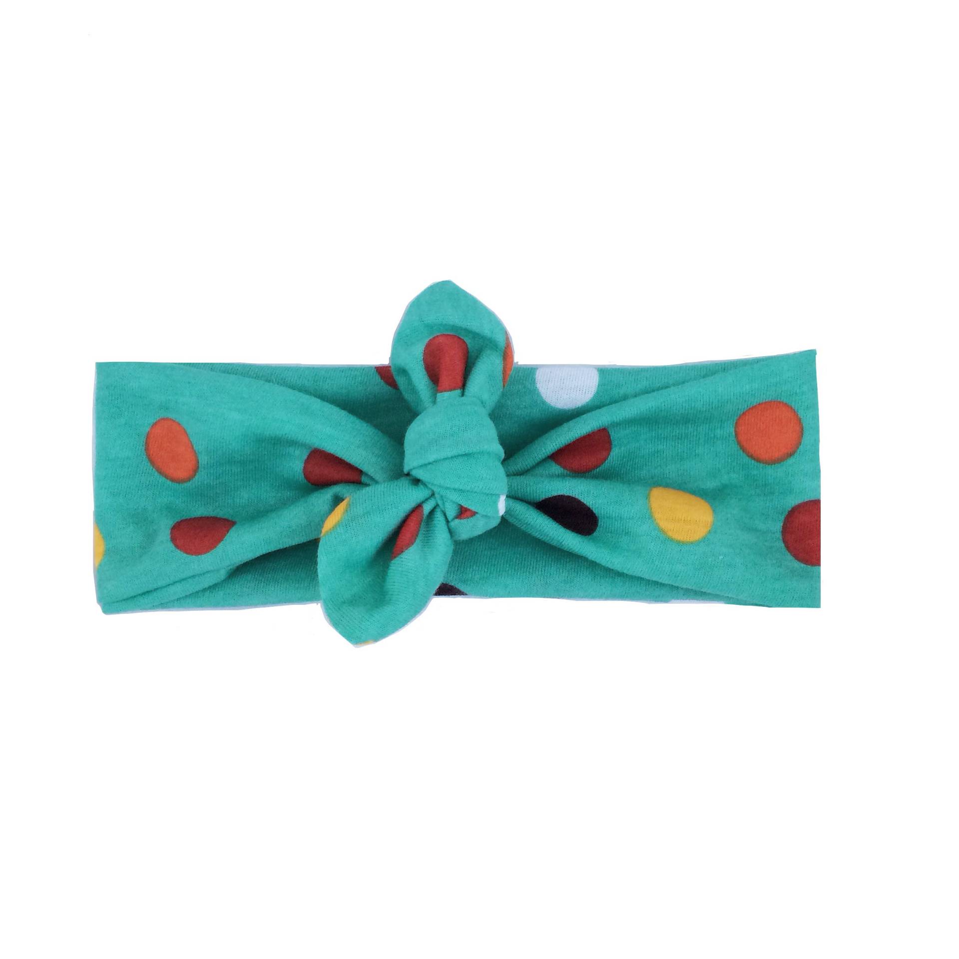 Polka Dot Haarknoten Stirnband || Mehrfarbige Stirnband, Strick Krawatte Retro Vintage Wickeln - Einheitsgröße von becrushbows