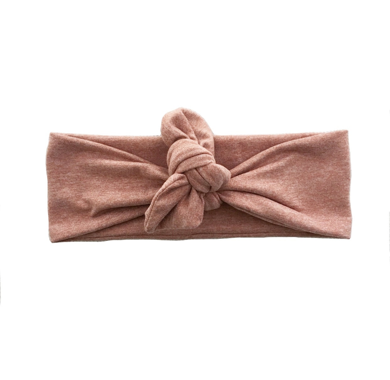 Solide Dusty Blush Stirnband | Top Knoten Kopf Wickeln Jersey Stricken Krawatte - Eine Größe Passt Am Meisten von becrushbows