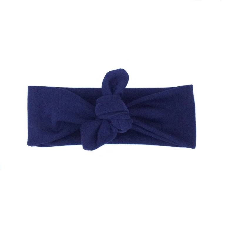 Solide Marineblau Knoten Stirnband Kopf Wickeln Jersey in Tie-Stirnband - Einheitsgröße von becrushbows