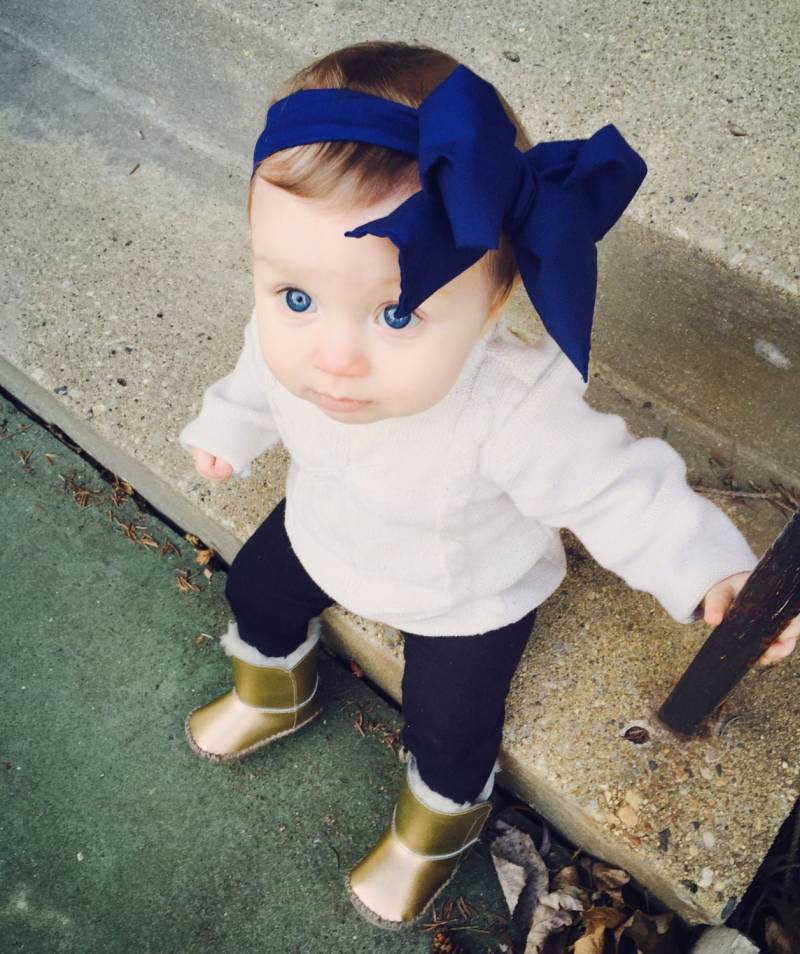 Solide Marineblau Kopf Wickeln/Vintage Retro Soft Stirnbänder Head Wrap Headwrap Top Knot von becrushbows