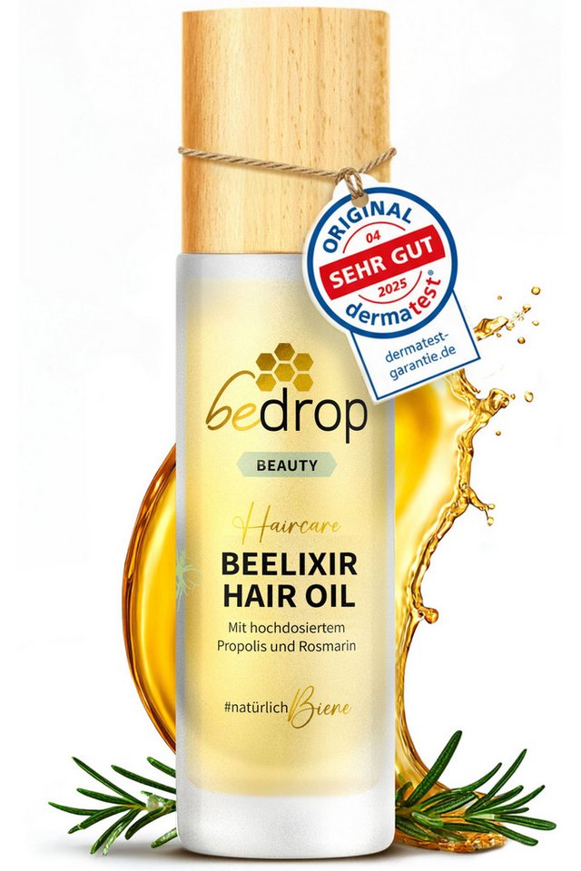bedrop Haaröl BEELIXIR HAIR OIL - mit Manuka Honig, Propolis und Rosmarinextrakt, Frei von Plastik bedrop Haaröl BEELIXIR HAIR OIL - mit Manuka Honig, Propolis und Rosmarinextrakt, Frei von Plastik von bedrop