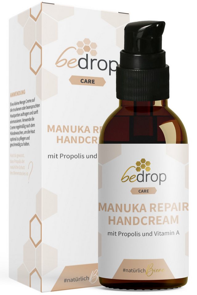 bedrop Handcreme Manuka Repair Handcream / Handcreme mit Manuka Honig und Propolis, Die Handcreme mit Manuka Honig für geschmeidige und gepflegte Hände bedrop Handcreme Manuka Repair Handcream / Handcreme mit Manuka Honig und Propolis, Die Handcreme mit Manuka Honig für geschmeidige und gepflegte Hände von bedrop