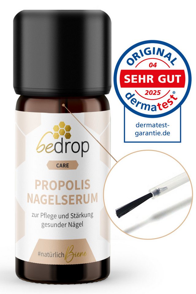 bedrop Nagelpflegeserum Nagelpflege mit hochdosiertem Propolis & 4 ätherischen Ölen, Zur Unterstützung bei Nagelpilz und Nagelpflege von bedrop