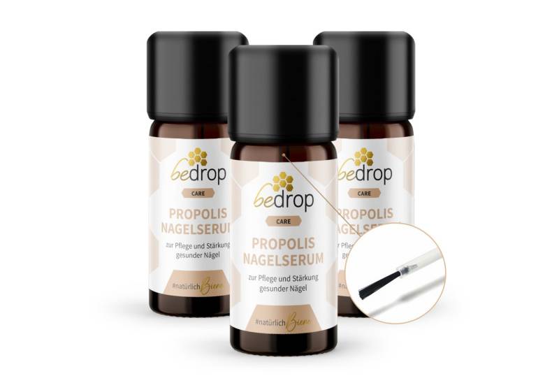 bedrop Nagelpflegeserum Nagelpflege mit hochdosiertem Propolis & 4 ätherischen Ölen, Zur Unterstützung bei Nagelpilz und Nagelpflege von bedrop