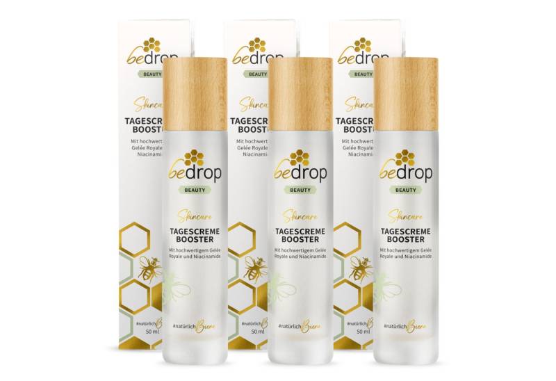 bedrop Tagescreme Booster - Gesichtscreme mit Gelée Royale und Niacinamide Einzelpackung, Natürliche, feuchtigkeitsspendende Gesichtspflege mit Gelée Royale von bedrop