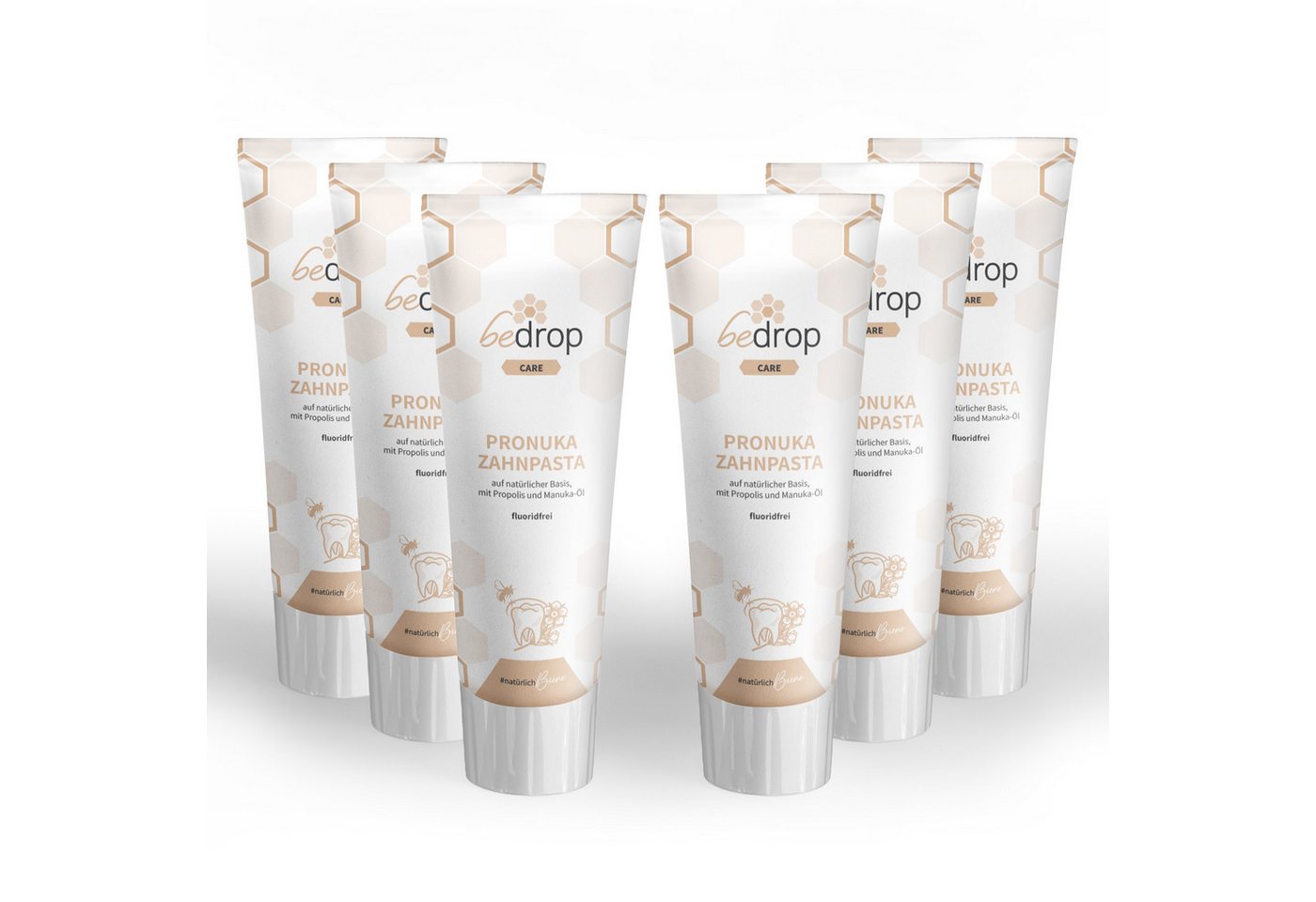 bedrop Zahnpasta Pronuka mit Propolis & Manuka-Öl, fluoridfrei & ohne Titandioxid, (Zahnpasta ohne Fluorid I Fluoridfrei I Zahnpasta weiße Zähne I Zahncreme) sanfte Zahnpflege und frischen Atem – ganz ohne Fluorid bedrop Zahnpasta Pronuka mit Propolis & Manuka-Öl, fluoridfrei & ohne Titandioxid, (Zahnpasta ohne Fluorid I Fluoridfrei I Zahnpasta weiße Zähne I Zahncreme) sanfte Zahnpflege und frischen Atem – ganz ohne Fluorid von bedrop