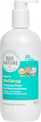 Bee Nature - Reinigungswasser für Kinder - Kein Spülen - Sonnencreme-Reiniger - Honigtropfen Beruhigt - Macht die Haut Weich und Schützt Sie - 500ml von bee nature