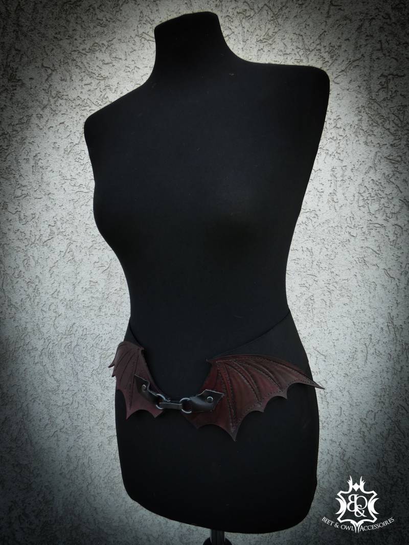 Fledermausflügel - Tailengürtel/stretchgürtel V2 von beetandowl