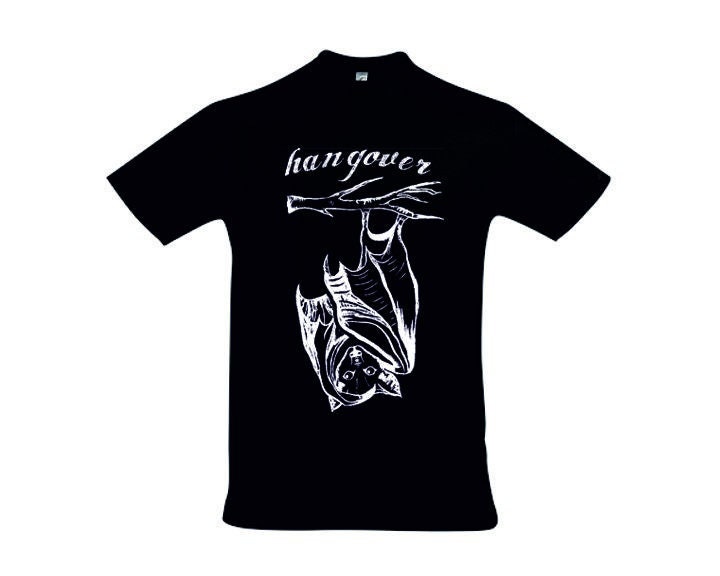 Gothic Herren Shirt T- - Hangover Fledermaus von beetandowl