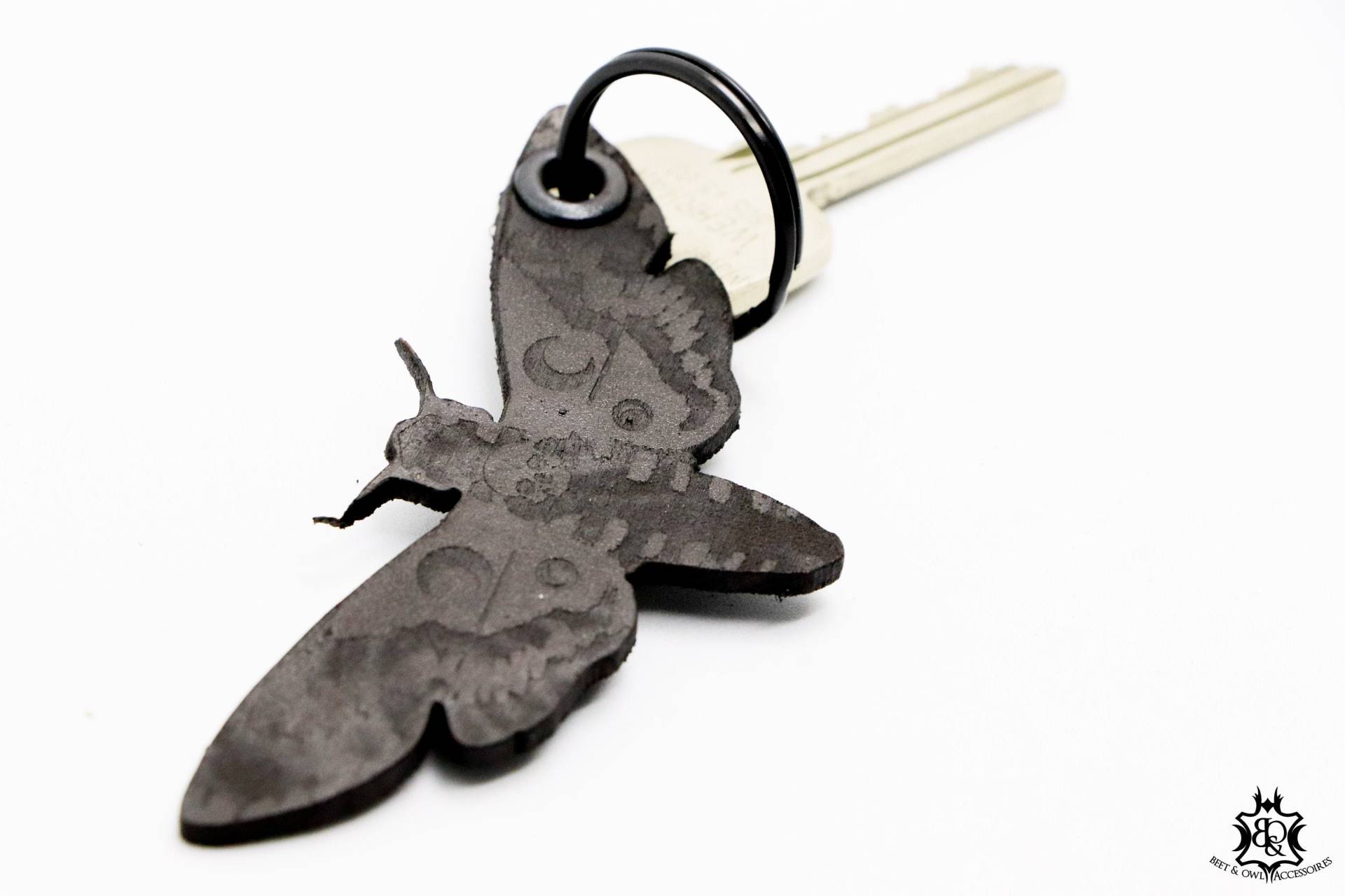 Schlüsselanhänger Motte Totekopfschwärmer von beetandowl
