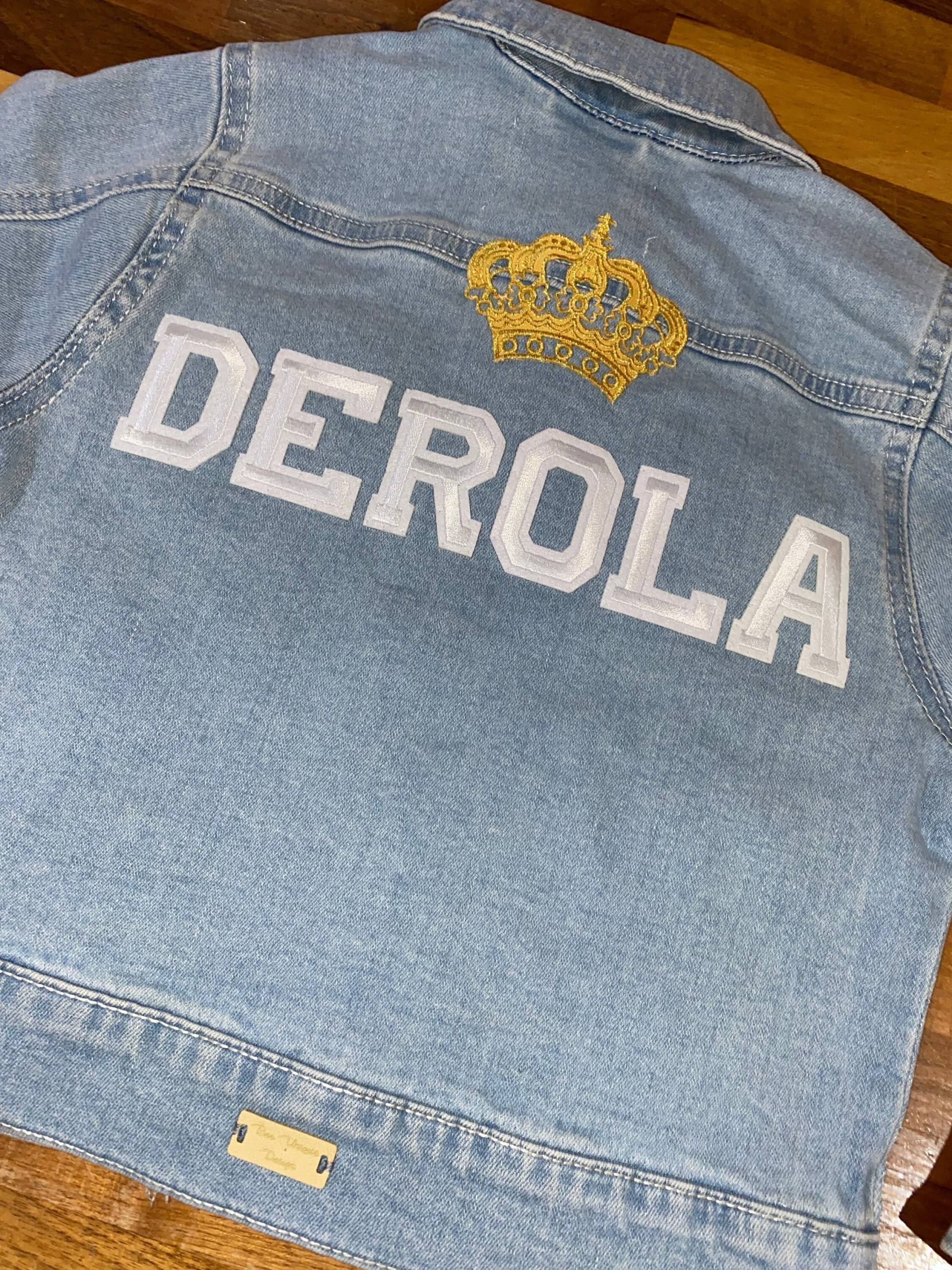 Kinder Personalisierte Jeansjacke von beeuniquebydesign