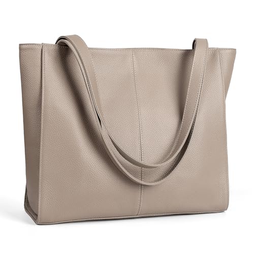 befen Tragetasche aus echtem Leder für Damen, große Schultertaschen, Laptop-Tragetasche, Damen-Handtaschen mit mehreren Taschen, taupe befen Tragetasche aus echtem Leder für Damen, große Schultertaschen, Laptop-Tragetasche, Damen-Handtaschen mit mehreren Taschen, taupe von befen