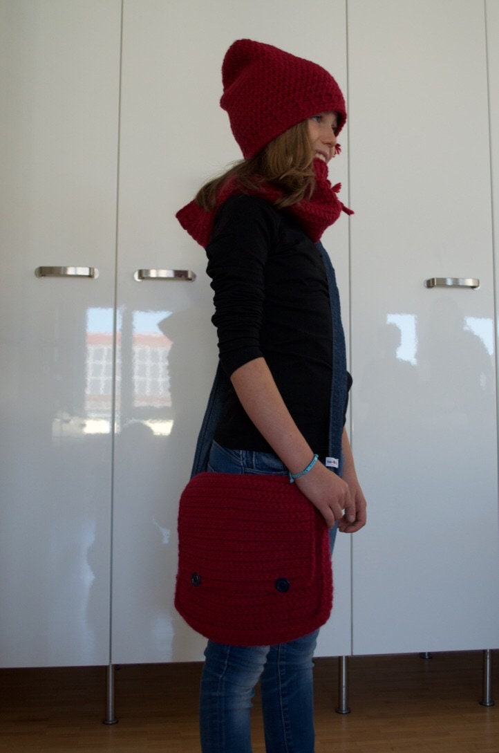 Häkeltasche Umhängetasche Schultertasche von beherzt