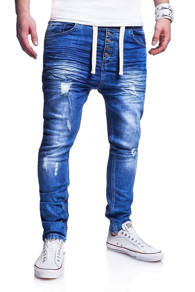 behype Slim-fit-Jeans Mood im coolen Jogger-Stil von behype