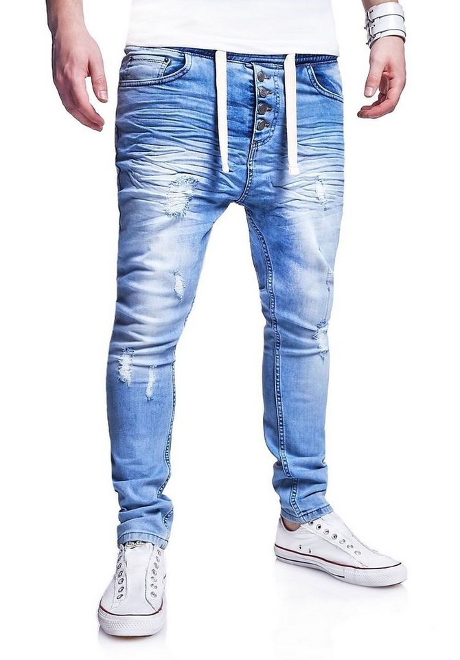 behype Slim-fit-Jeans Mood im coolen Jogger-Stil von behype