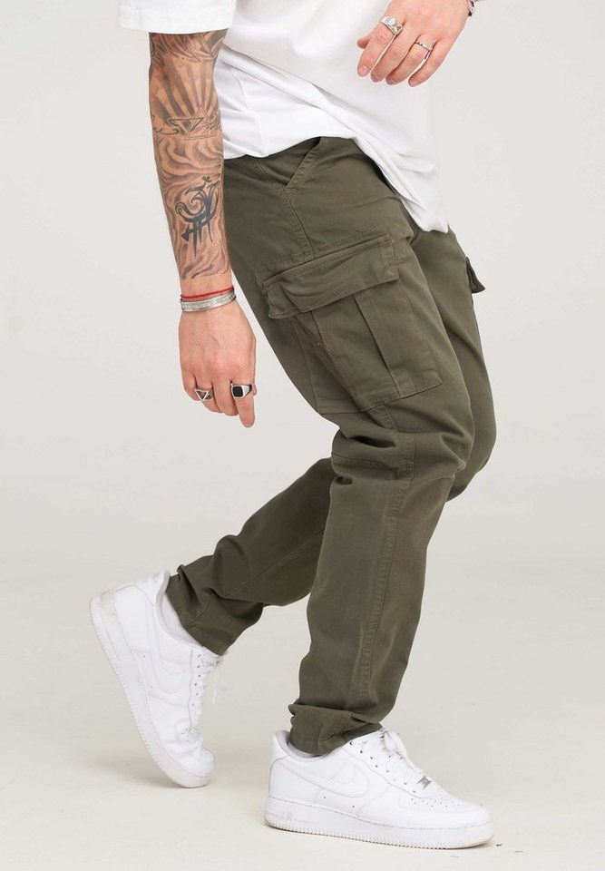 behype Cargohose BHMATOLA Herren Chino Jeans Hose Stoffhose von behype