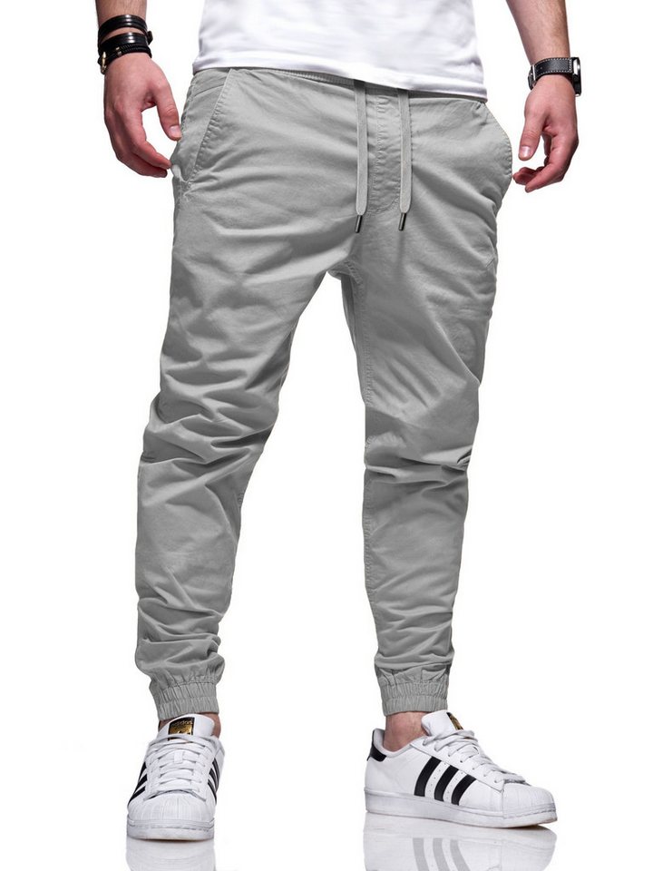 behype Chinohose BHFORLI Herren Chino Jogger Jeans Hose Freizeithose von behype