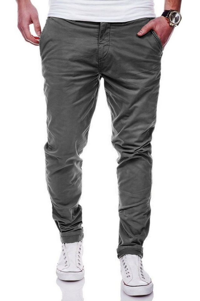 behype Chinohose MPBISTER Basic Stretch Hose Regular Slim-Fit von behype