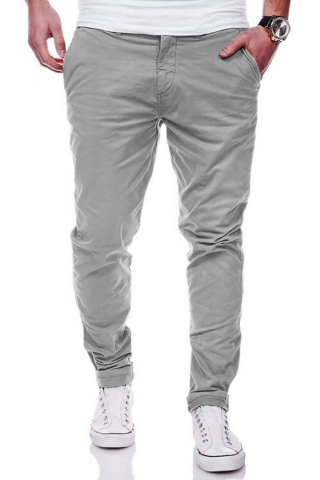 behype Chinohose MPBISTER Basic Stretch Hose Regular Slim-Fit von behype