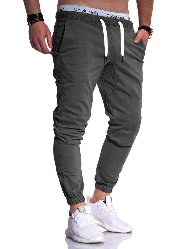 behype Chinohose MPC-60 Jogger-Hose mit elastischem Bund von behype